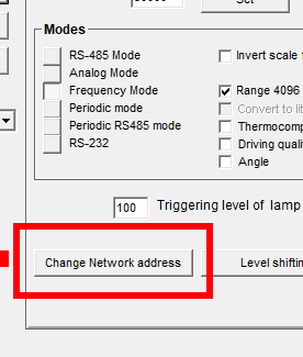 Network address change