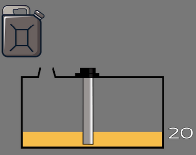 Adding a second portion to the tank
